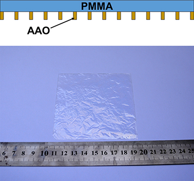 Photo of ultrathin AAO template (AAO Membranes)